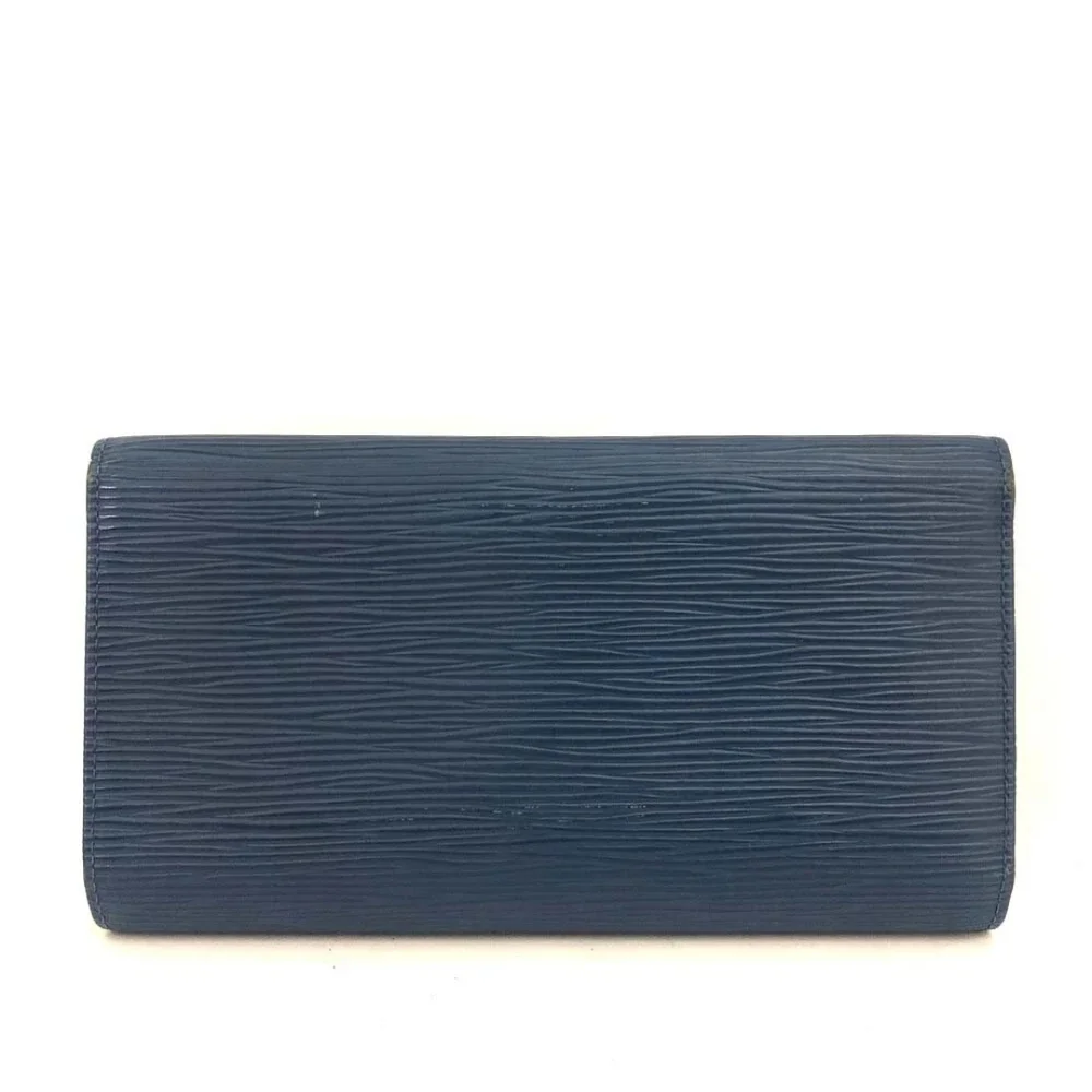 Louis Vuitton Epi Leather Blue Wallet - Picture 6 of 10